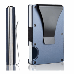 Minimalist Wallet with RFID Blocking (Engraved)