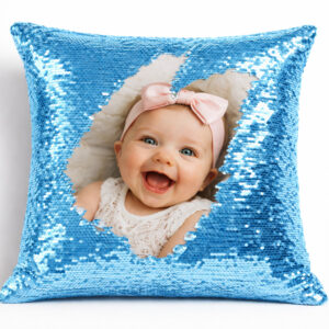 Magic Reversible Sequin Photo Pillow