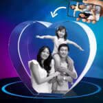 Family photo captured with smartphone, showcasing love and togetherness.