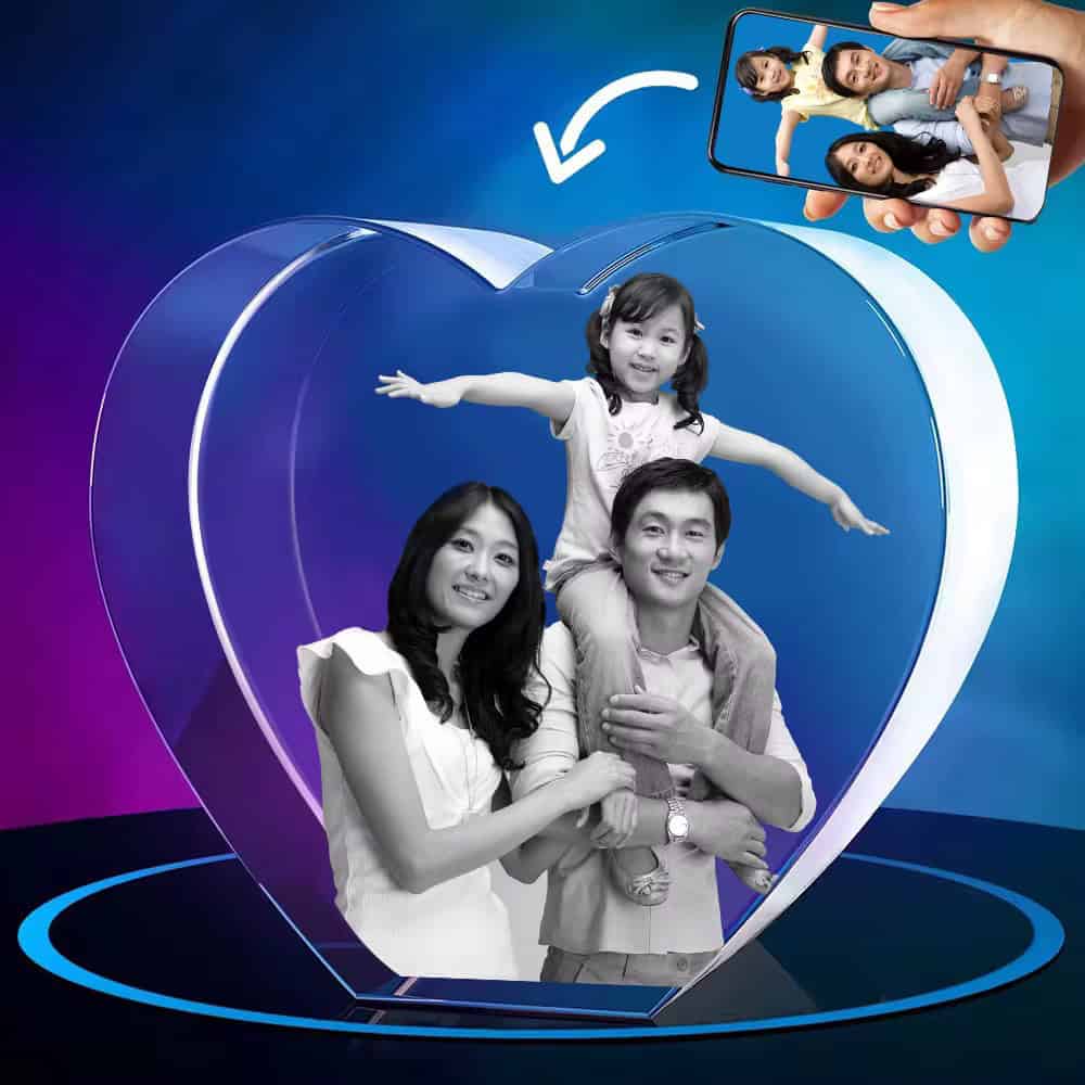 Family photo captured with smartphone, showcasing love and togetherness.